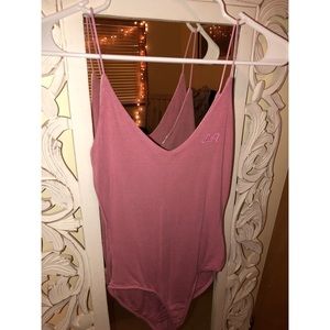 Pink bodysuit